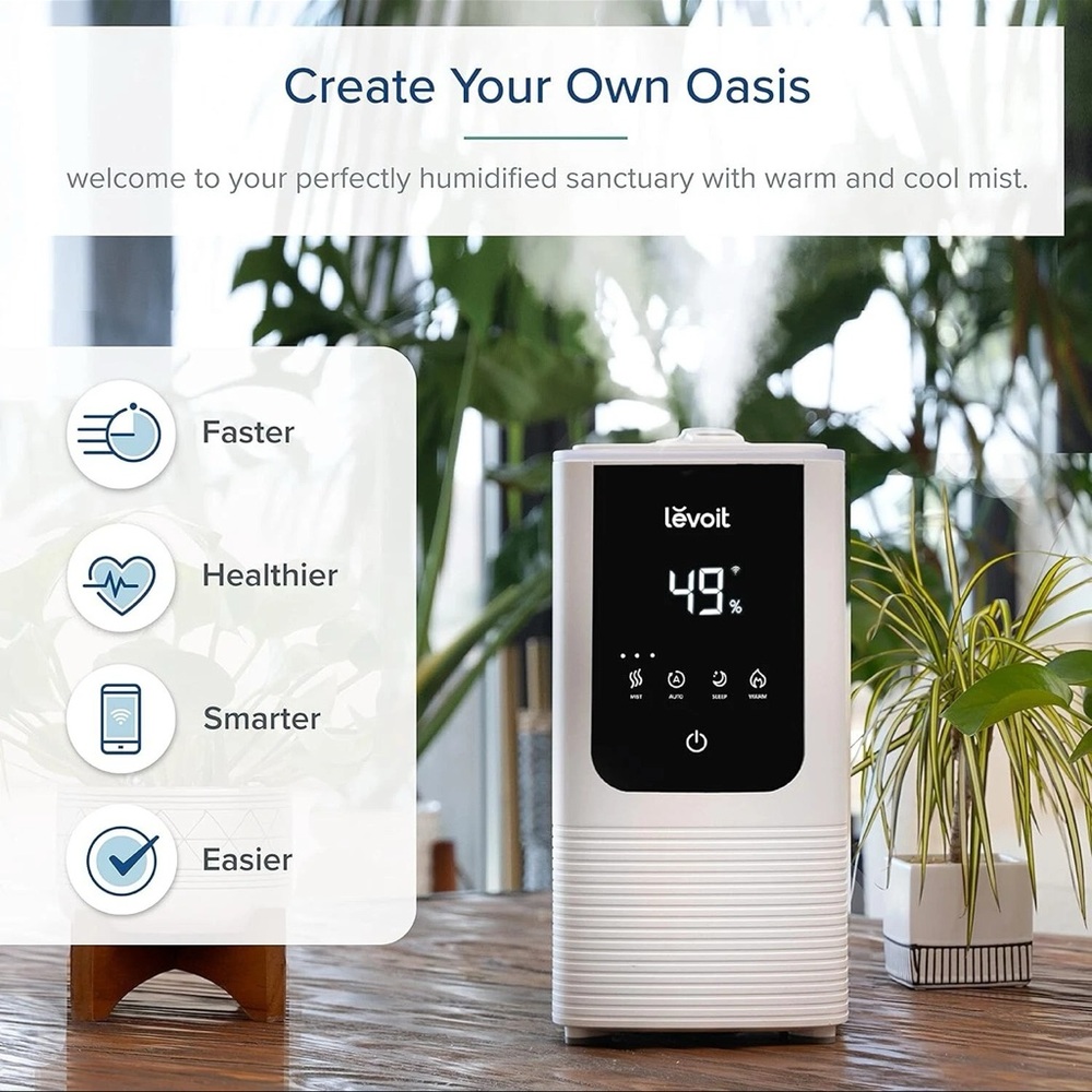 White Humidifier with Smart Control - Picture 4 of 8